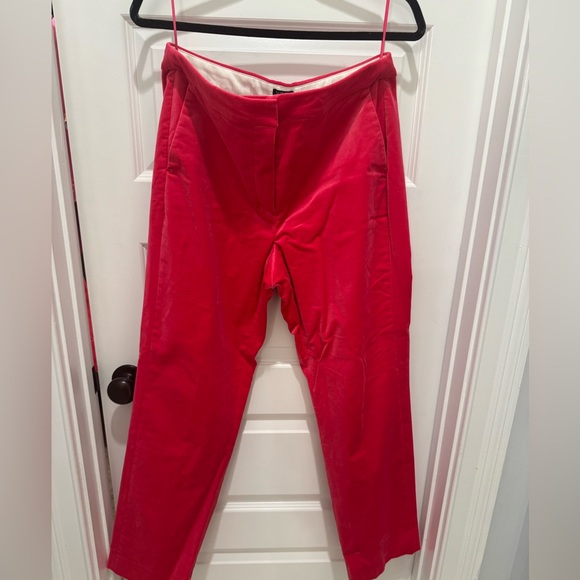 J Crew Full-Length Kate Straight-Leg Pant in Stretch Velvet - Picture 2 of 4